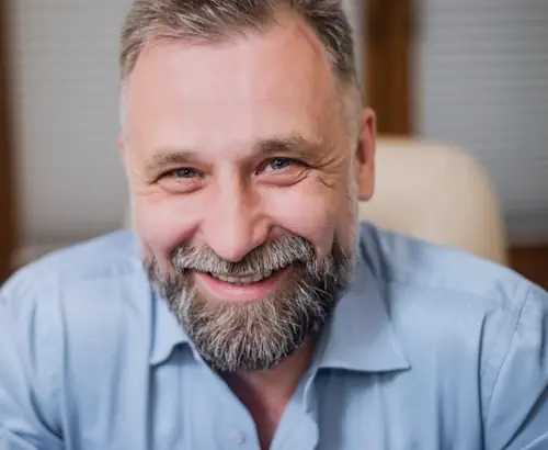man smiling